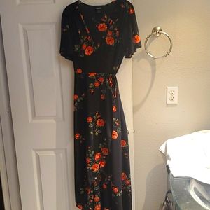 Wrap around waist Maxi Dress